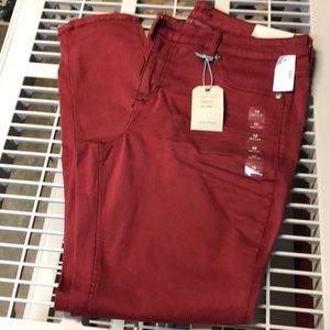 Maroon jeggings